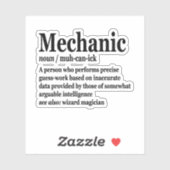 ディーゼル整備士定義おもしろいリペアマン父 シール (シート)