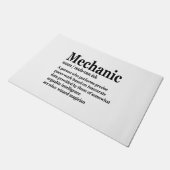 ディーゼル整備士定義おもしろいリペアマン父 ドアマット (アングル)