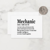 ディーゼル整備士定義おもしろいリペアマン父 ノートカード (正面/裏面インサイチュ)