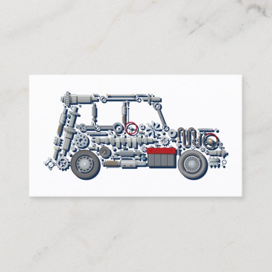 ディーゼル整備士 名刺 (正面)