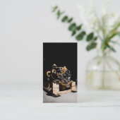 ディーゼル機関の整備士の名刺 名刺 (スタンド正面)