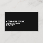 ディーゼル機関の正方形の整備士の名刺 名刺 (裏面)