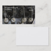 ディーゼル機関弁 名刺 (正面/裏面)