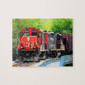 ディーゼル機関車7054 – 名前の追加 ジグソーパズル (横)