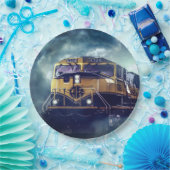 ディーゼル機関車 ペーパープレート (パーティー)