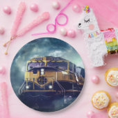 ディーゼル機関車 ペーパープレート (パーティー)