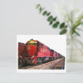 ディーゼル機関車 ポストカード (スタンド正面)