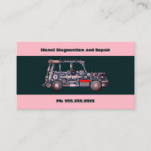 ディーゼル自動車整備士 名刺 (正面)