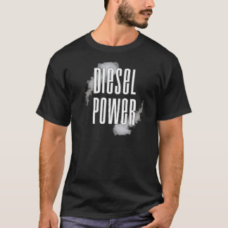 ディーゼル電力煙ディーゼル転がディーゼル電力用台車 Tシャツ