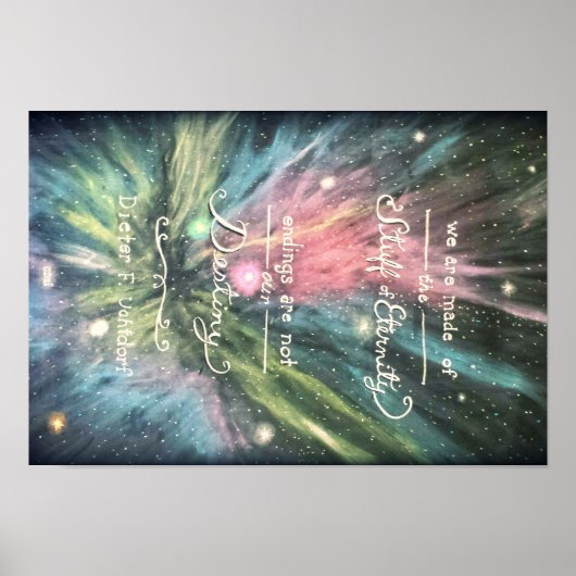 ディーターF. Uctdorf – エンディングは我々の運命ではない ポスター (正面)