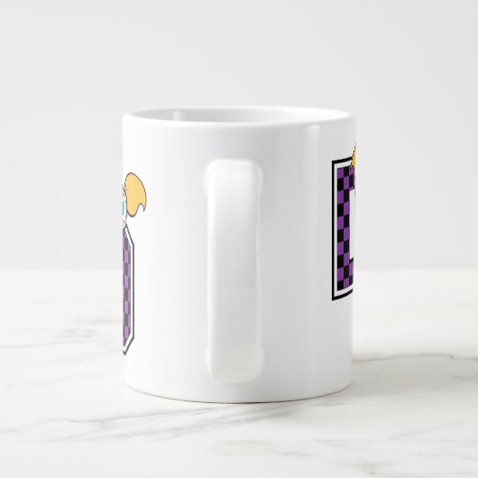 ディーディーアスレティックレターグラフィック ジャンボコーヒーマグカップ (裏面)