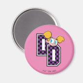 ディーディーアスレティックレターグラフィック マグネット (正面/裏面)