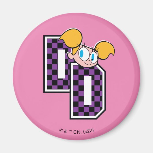 ディーディーアスレティックレターグラフィック マグネット (正面)