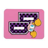 ディーディーアスレティックレターグラフィック マグネット (横)