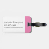 ディーディーアスレティックレターグラフィック ラゲッジタグ (裏面横)