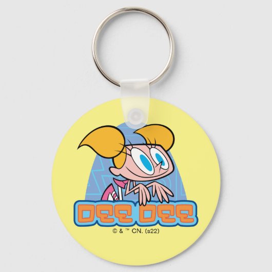 ディーディーキャラクター名グラフィック キーホルダー (正面)