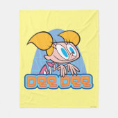 ディーディーキャラクター名グラフィック フリースブランケット (正面)