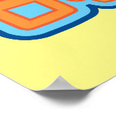 ディーディーキャラクター名グラフィック ポスター (角)