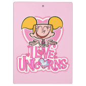 ディーディー – ユニコーン大好き クリップボード (裏面)