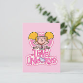 ディーディー – ユニコーン大好き ポストカード (スタンド正面)