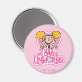 ディーディー – ユニコーン大好き マグネット (正面/裏面)