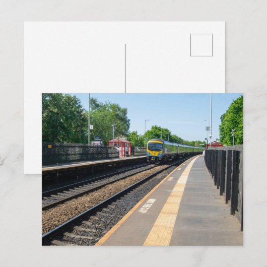 ディートン駅, ハダースフィールド ポストカード (正面/裏面)