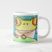 ディーナズツリーカエル(ダブルイメージ)ジャンボマグ ジャンボコーヒーマグカップ (右)