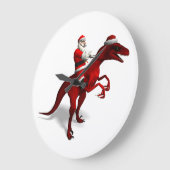 ディーノのサンタクロース ラージ壁時計 (傾斜)