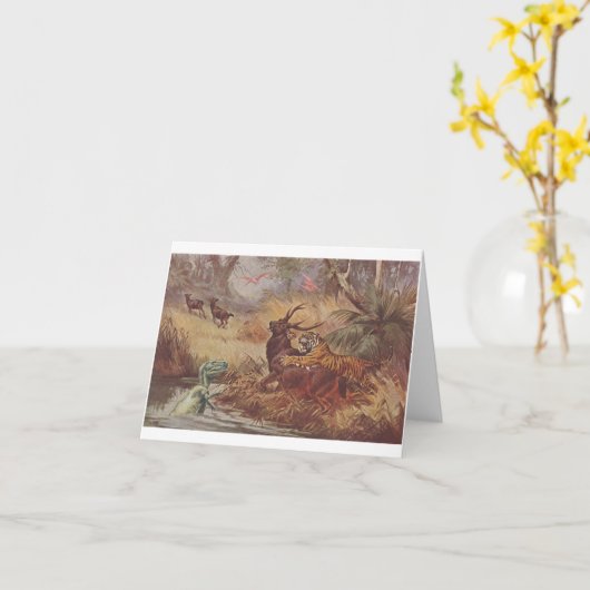 ディーノの狩り- カード (黄色い花)