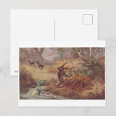 ディーノの狩り- 案内ポストカード (正面/裏面)