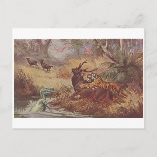 ディーノの狩り- 案内ポストカード (正面)