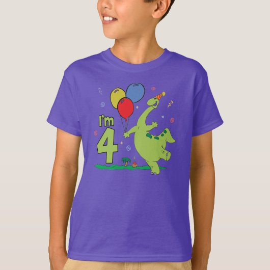 ディーノの第4誕生日 Tシャツ (正面)