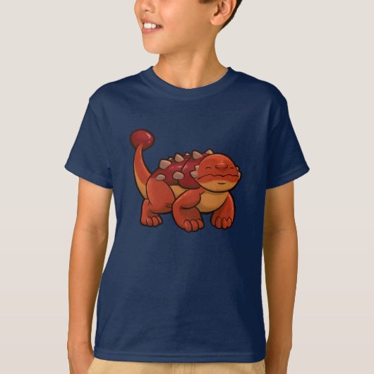 ディーノの赤ん坊のAnkylosaurus Tシャツ (正面)