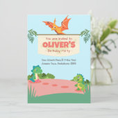 ディーノよくはしゃぐプレイグラウンド誕生日 招待状 (スタンド正面)