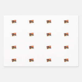 ディーノカウボーラッピング紙フラットシートセット3 ラッピングペーパーシート