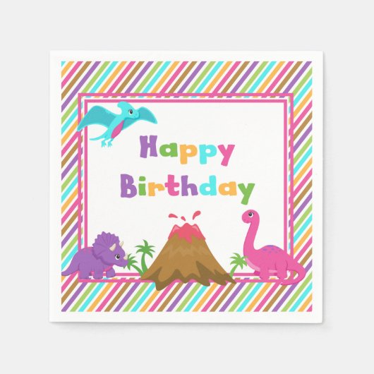 ディーノガール スタンダードカクテルナプキン (正面)