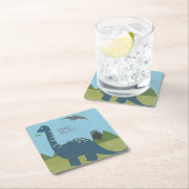 ディーノダニの恐竜 スクエアペーパーコースター (インサイチュ)