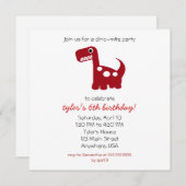 ディーノダニの招待状 招待状 (正面/裏面)