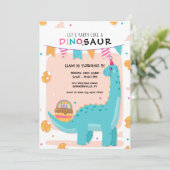 ディーノパーティー誕生日 招待状 (スタンド正面)