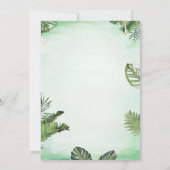 ディーノパーティー | キュート恐竜テーマ誕生日 招待状 (裏面)