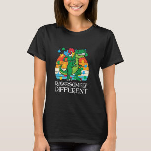 ディーノラワーリー違う自閉症意識トドラー Tシャツ