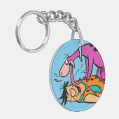 ディーノリキングフレッドフリントストーン キーホルダー (正面左)