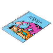 ディーノリキングフレッドフリントストーン ノートブック (左側)