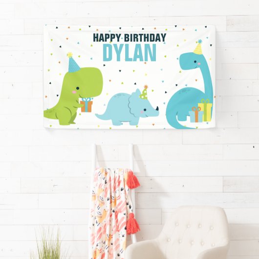 ディーノ子供の誕生日パーティー 横断幕 (インサイチュ)