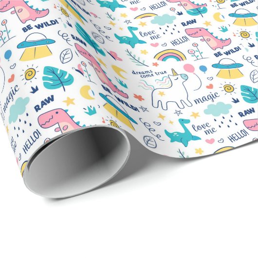 ディーノ ラッピングペーパー (ロールコーナー)