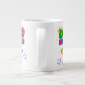 ディーノBuddies™のマグ- Rollo w/Star場面 ジャンボコーヒーマグカップ (裏面)