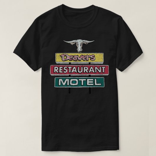 ディーバーズレストランモーテルTシャツ Tシャツ (デザイン正面)