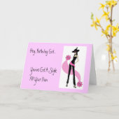 ディーバ付スタイル誕生日カード カード (黄色い花)