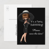 ディーバ セーブ・ザ・デート 案内ポストカード (正面/裏面)