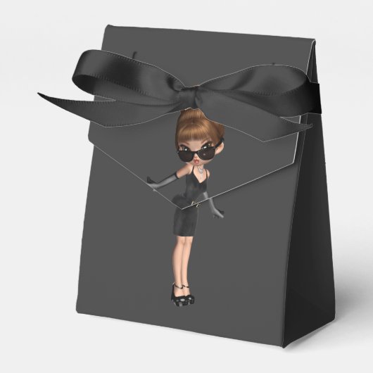 ディーバ 誕生日パーティー フェイバーボックス (正面サイド)